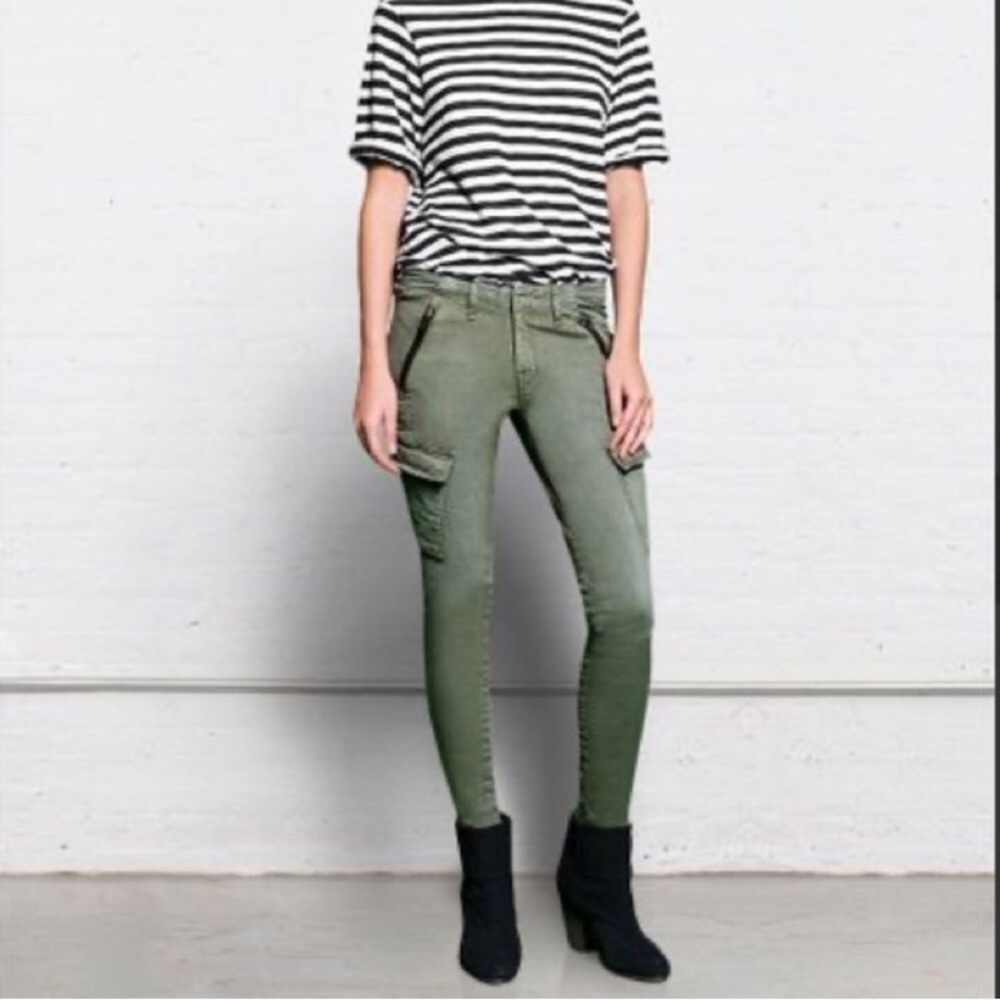 EUC Rag & Bone Bowery Distressed Army Cargo Pants